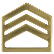 Army ROTC Chevron: Staff Sergeant - brass