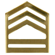 Army ROTC Chevron: Sergeant First Class - brass