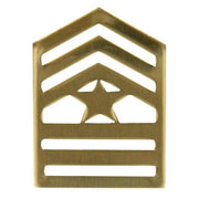 Army ROTC Chevron: Sergeant Major - brass
