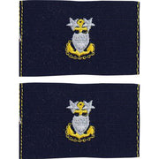 Coast Guard Embroidered Collar Device: E9 CPO: Master - Ripstop fabric