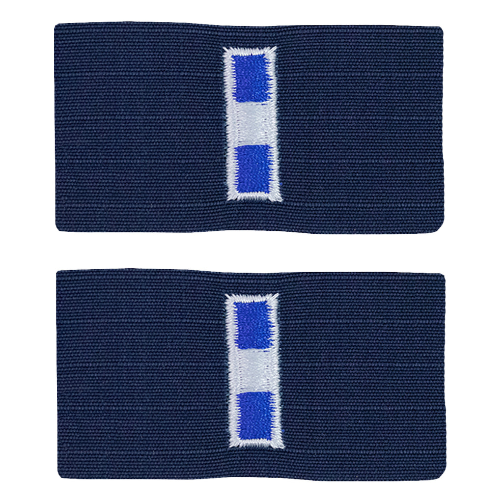 Coast Guard Embroidered Collar Device: Warrant Officer 3 - Ripstop fabric