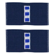 Coast Guard Embroidered Collar Device: Warrant Officer 4 - Ripstop fabric