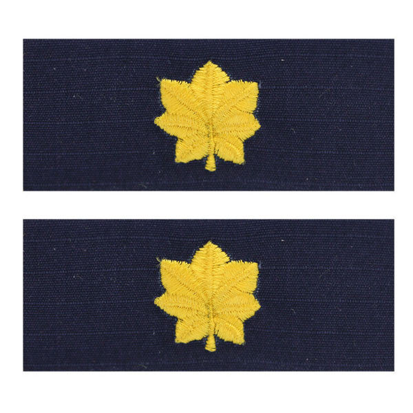 Coast Guard Embroidered Collar Device: Lieutenant Commander - Ripstop fabric
