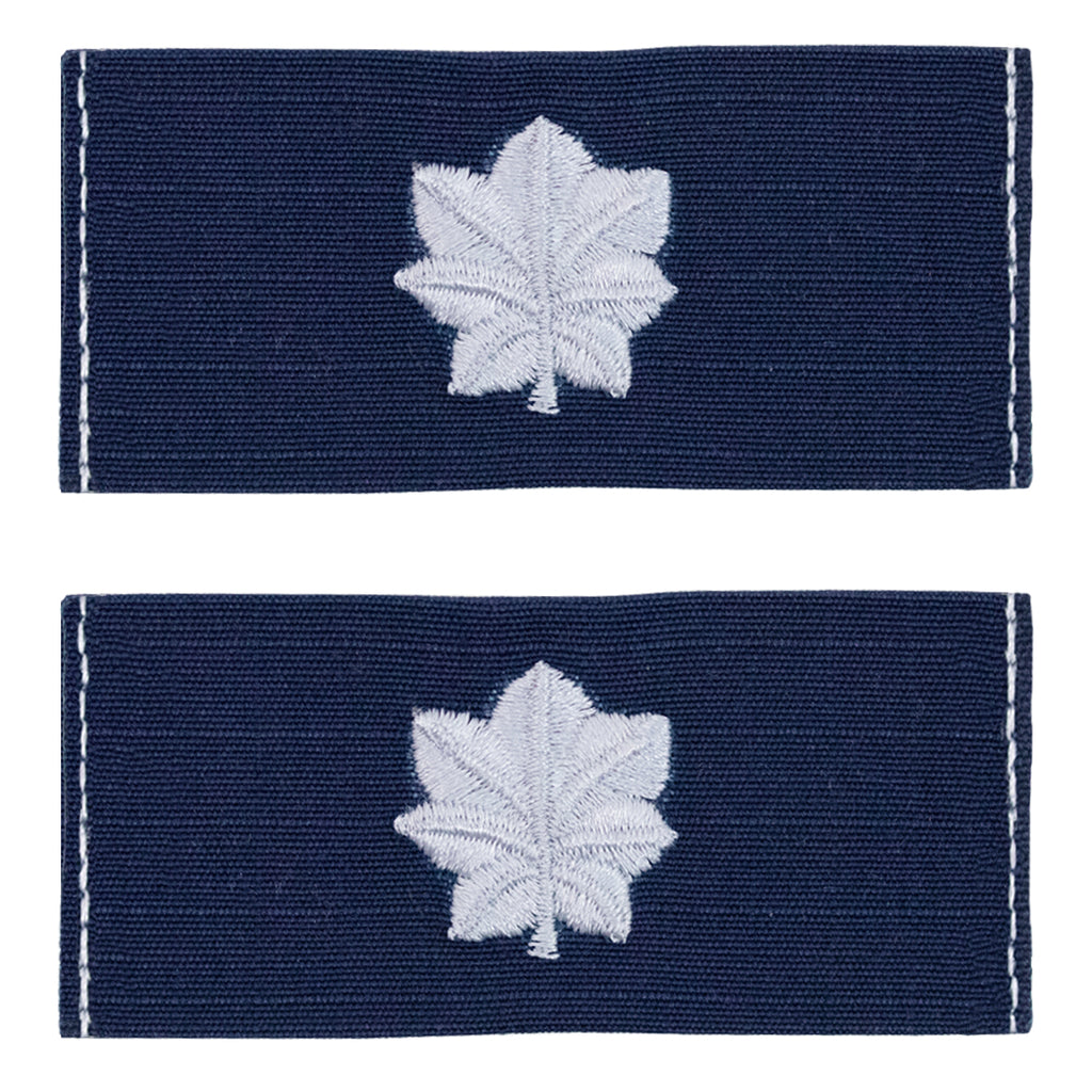 Coast Guard Embroidered Collar Device: Commander - Ripstop fabric