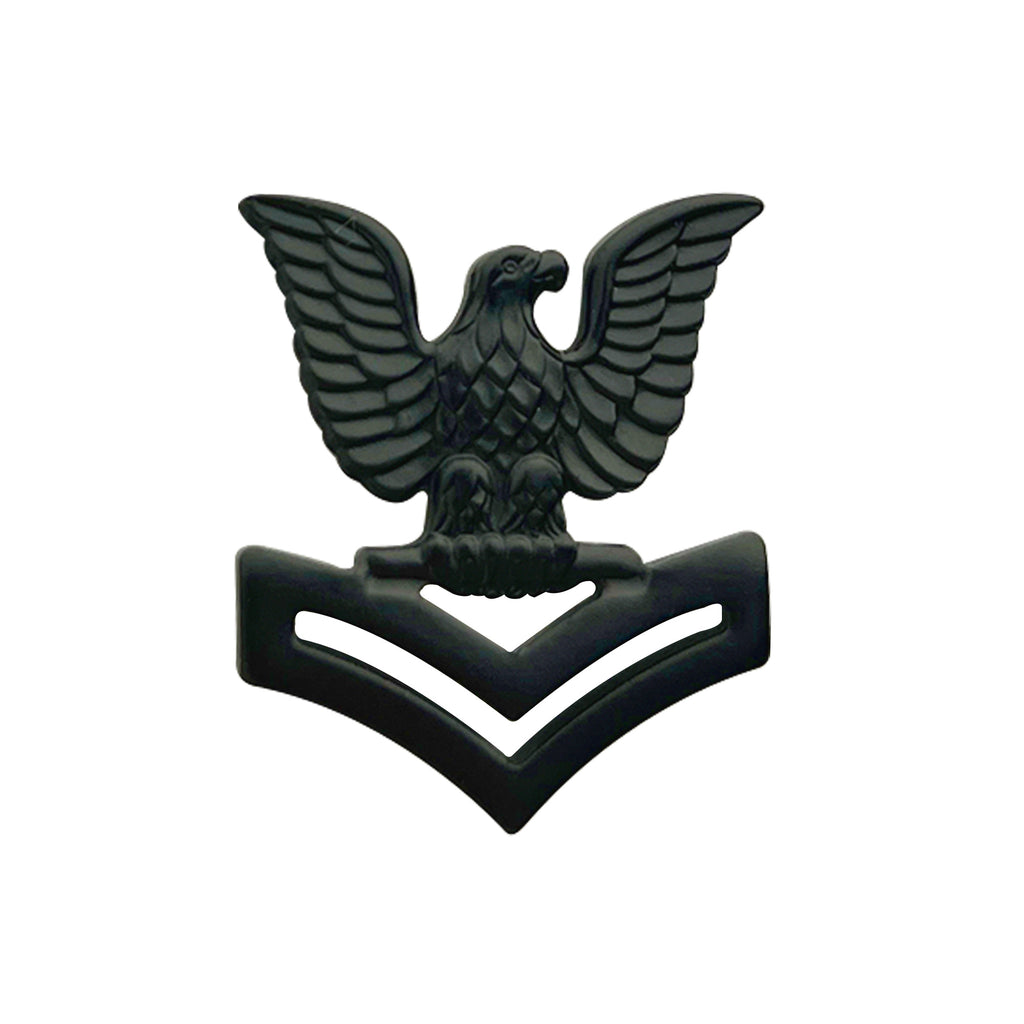 Marine Corps Collar Device: E5 Petty Officer - black metal