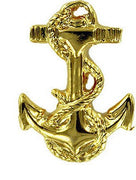 Navy Collar Device: Midshipman Third Class