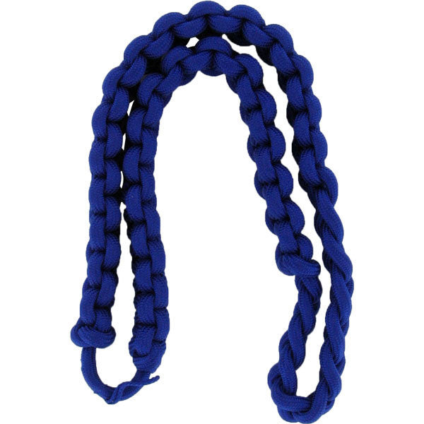 Army Shoulder Cord: 2723 Interwoven One Color Royal Blue - thick