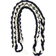 Army Shoulder Cord: 2723 Interwoven Navy Blue and White
