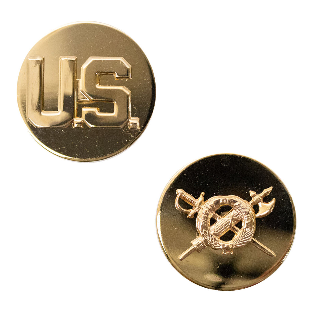 Army Enlisted Branch of Service Collar Device: U.S. and Inspector General