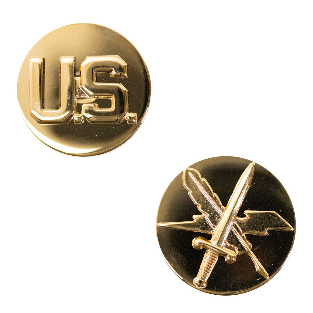 Army Enlisted Branch of Service Collar Device: U.S. and Public Affairs