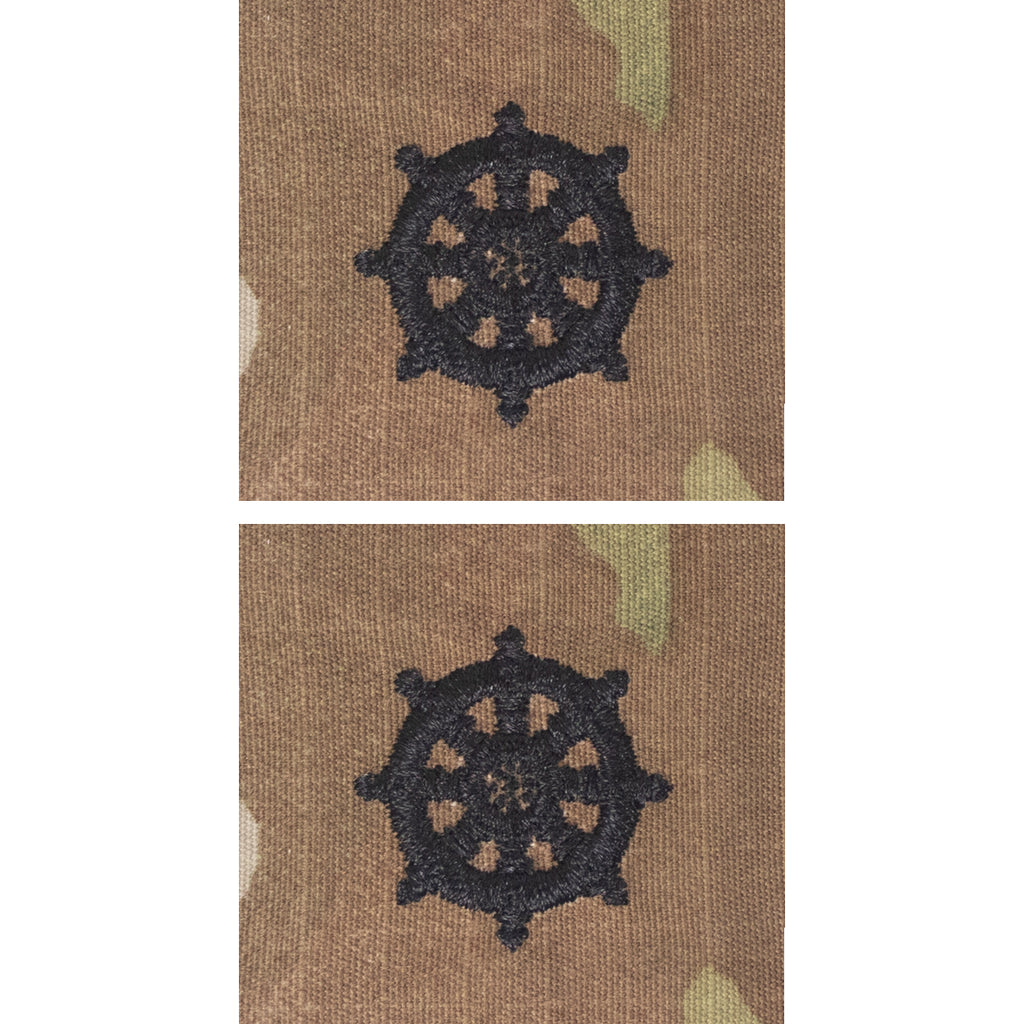 Army Officer Branch Insignia: Buddhist Chaplain - embroidered on OCP with hook