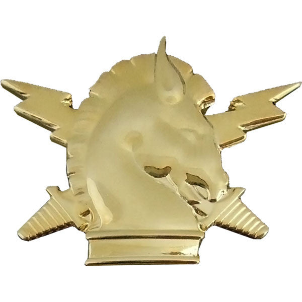 Army Officer Branch of Service Collar Device: Psychological Operations - 22k gold plated