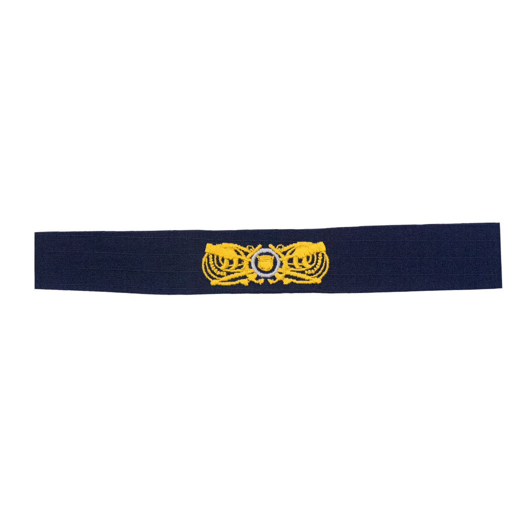 Coast Guard Auxiliary Embroidered Badge: Coxswain - Ripstop fabric