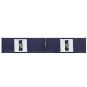 Coast Guard Auxiliary Collar Device: Double Silver bar and Black A - Ripstop fabric