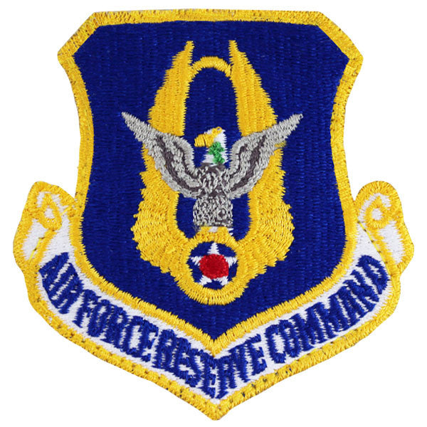 Air Force Patch: Reserve Command - full color with hook closure