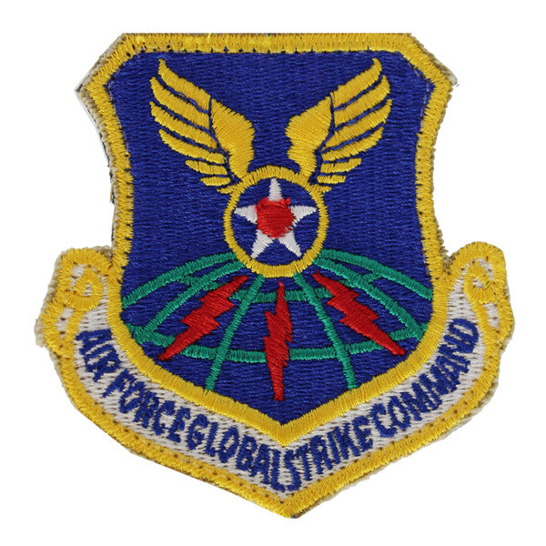 Air Force Patch: Global Strike Command - color with hook closure