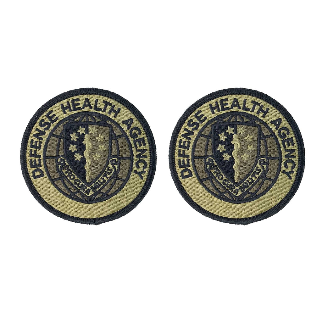 Army Patch: Defense Health Agency - embroidered on OCP with Hook