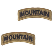 Army Tab: Mountain - embroidered on OCP