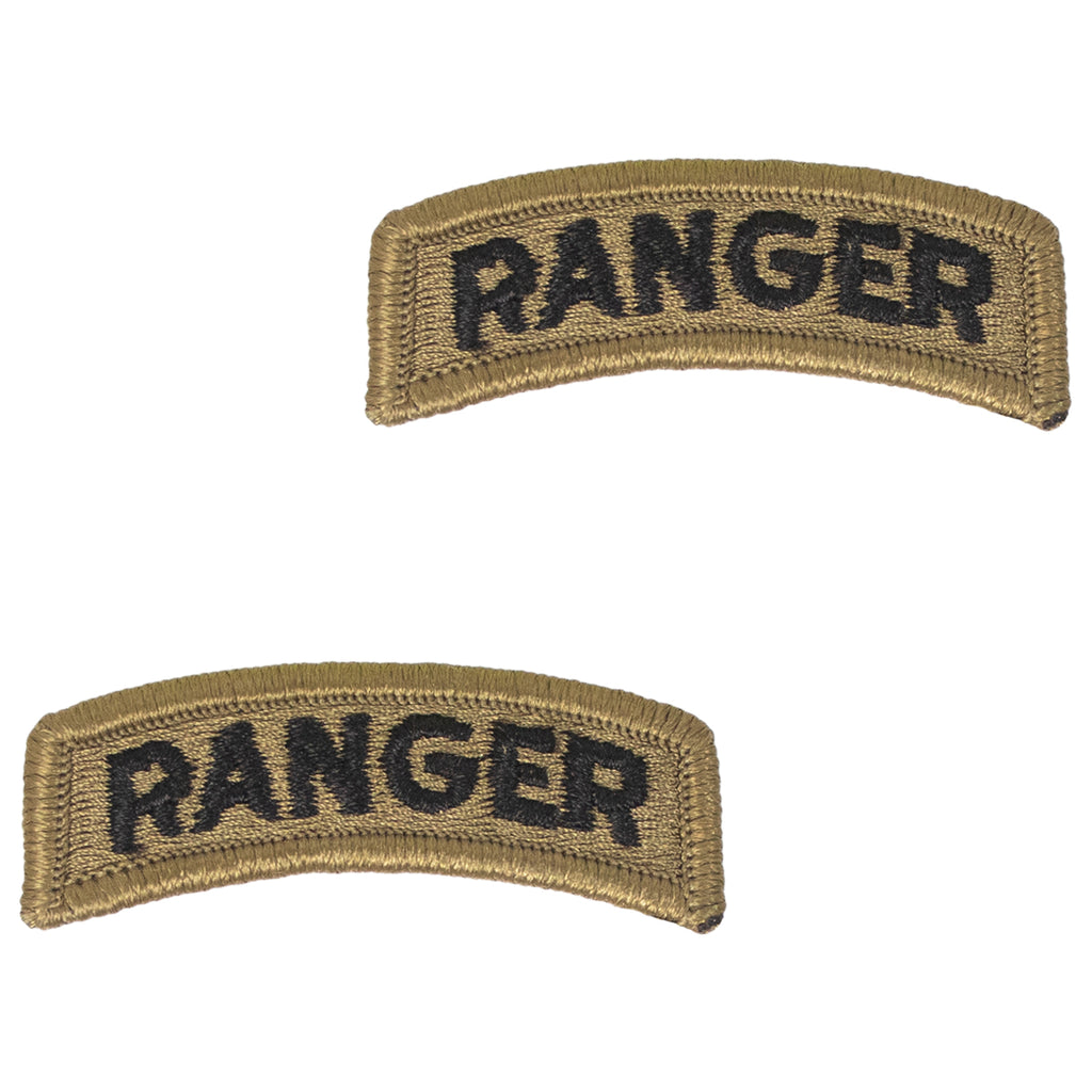 Army Tab: Ranger - embroidered on OCP (no hook)