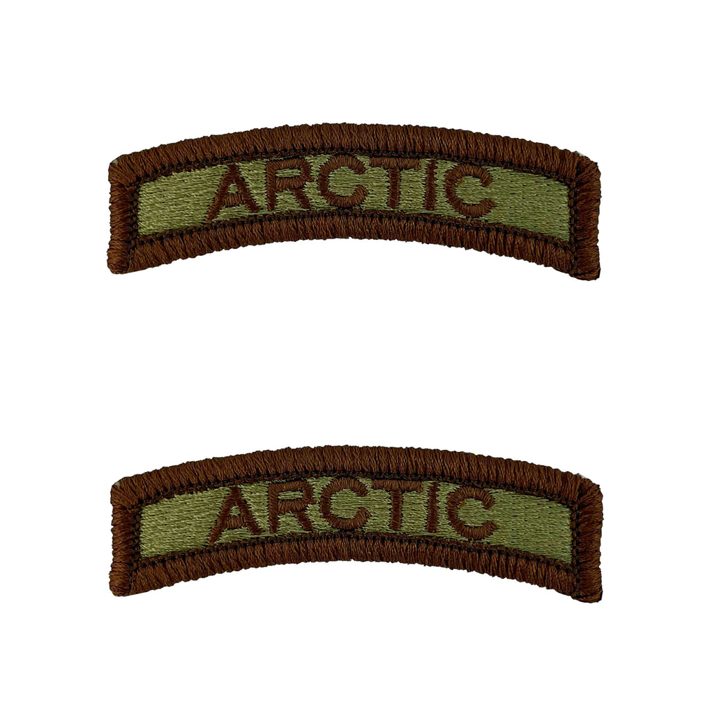 Air Force Tab: Arctic - embroidered Spice Brown on OCP with Hook