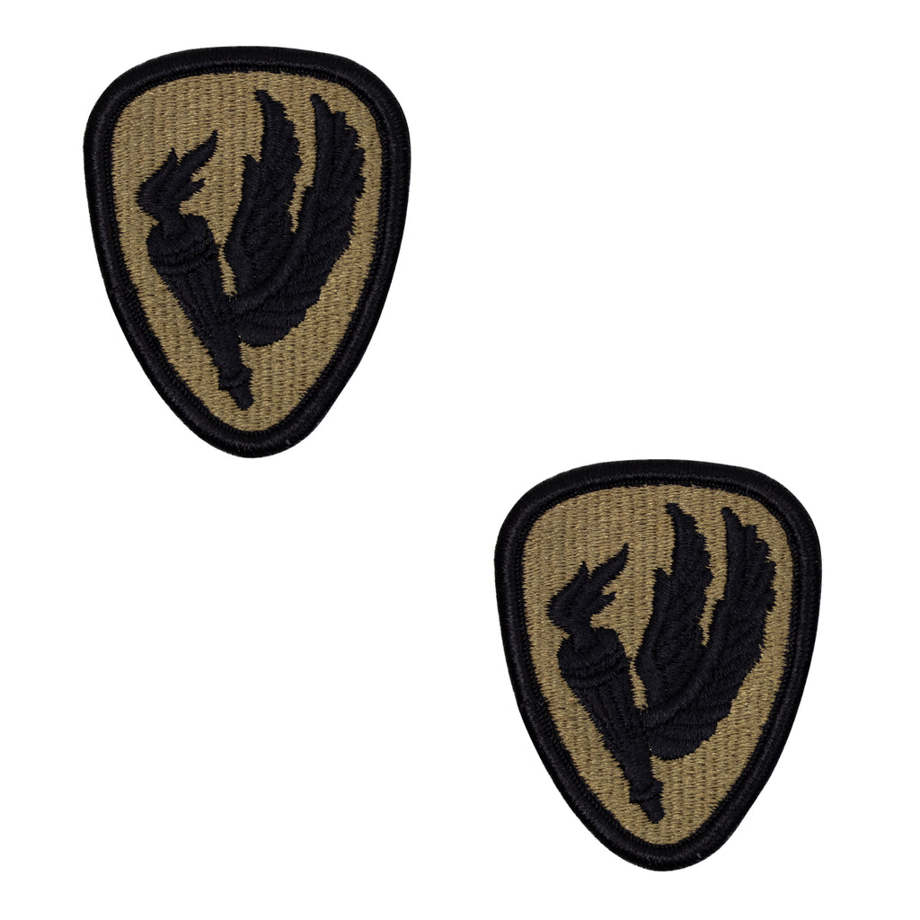 Army Patch: Aviation Center and School - embroidered on OCP