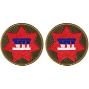 Army Patch: VII Corps (7th Corps) - color