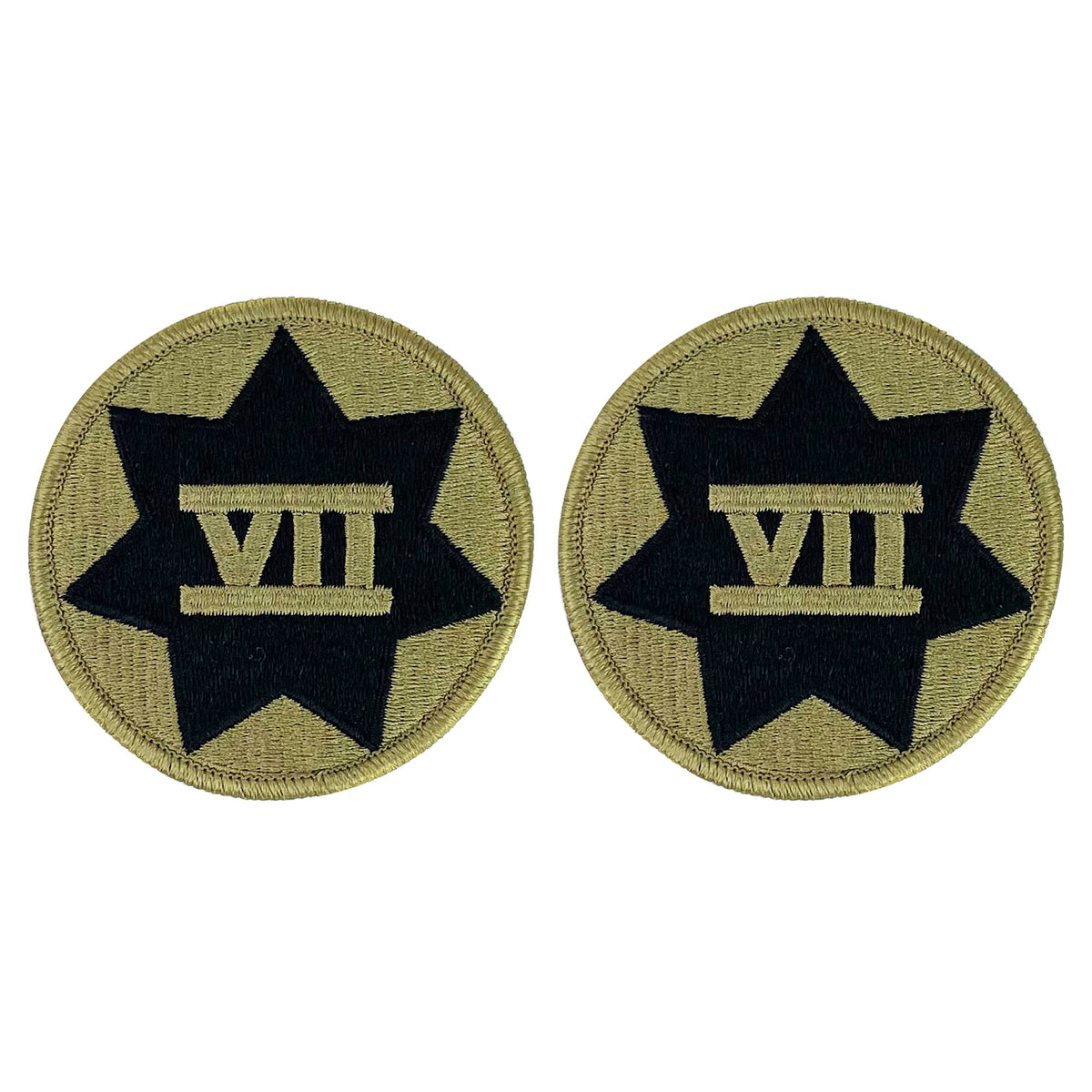 7th Rcdg Patch Army 7th Corps OCP Embroidered Patch