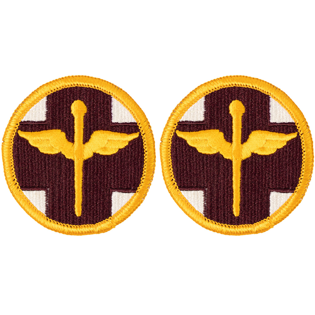 Army Patch: 818th Hospital Center - Full Color embroidery