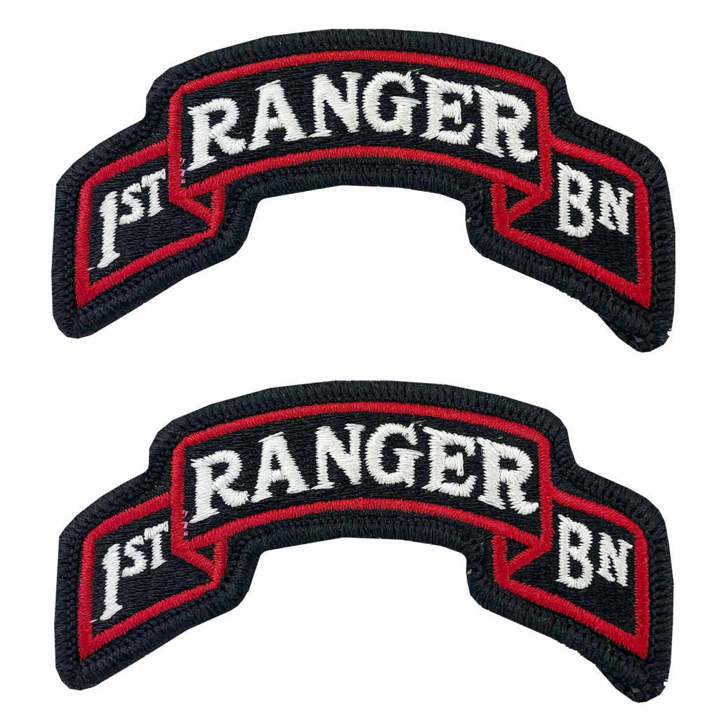 Army Scroll Patch: First Ranger Battalion 75th Infantry- color