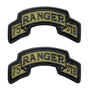 Army Scroll Patch: 75th Ranger Regiment Special Troops Battalion - embroidered on OCP