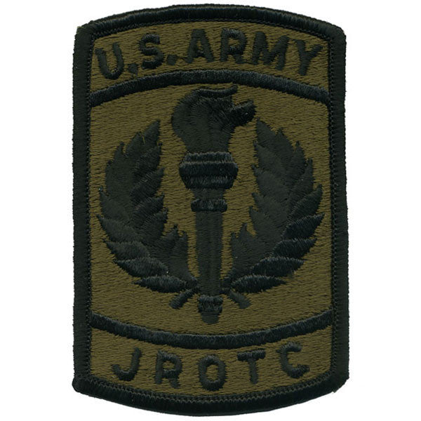 Army Patch: AJROTC - embroidered on subdued (NONREFUNDABLE)