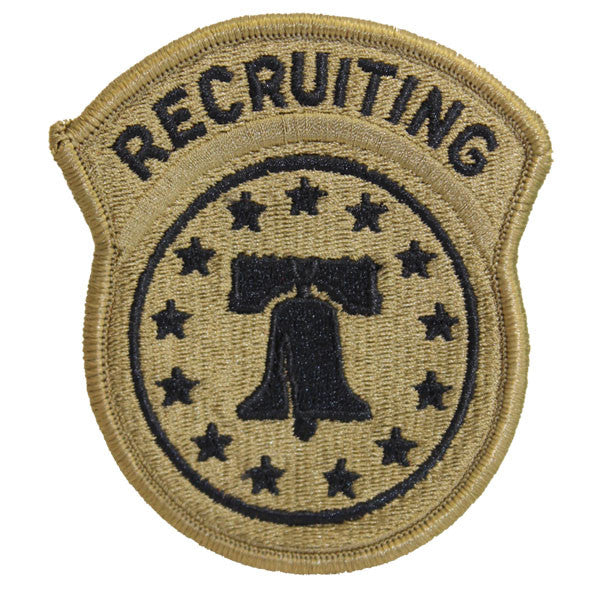 Army Patch: Recruiting Command - embroidered on OCP (Old Style)