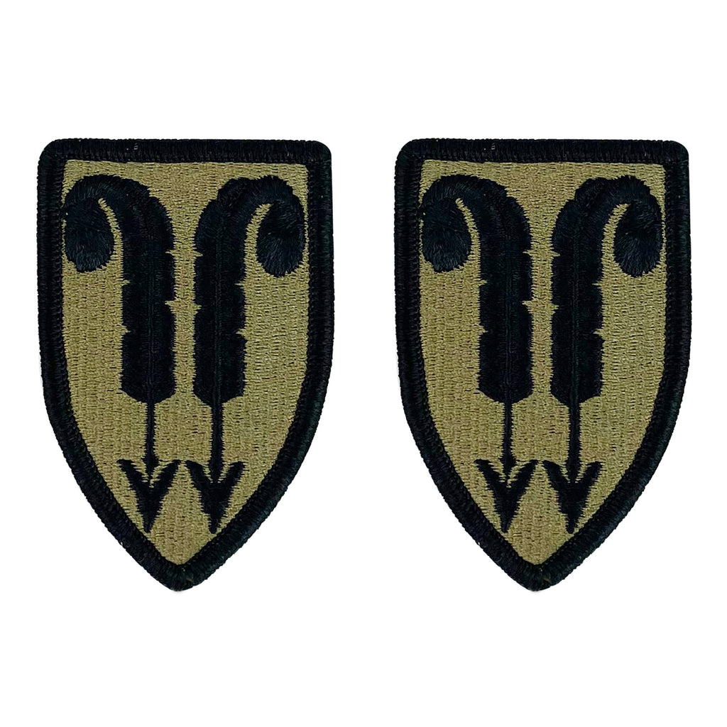 Army Patch: 22nd Support Command - embroidered on OCP