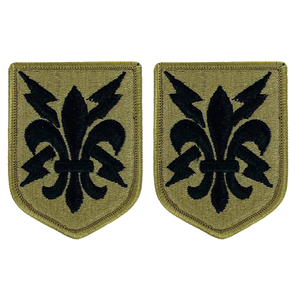 Army Patch: 205th Military Intelligence - embroidered on OCP