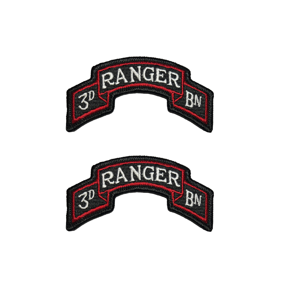 Army Scroll Stickerpower Point Ranger Army Scroll Patch: 75th Ranger 3rd Battalion - full color