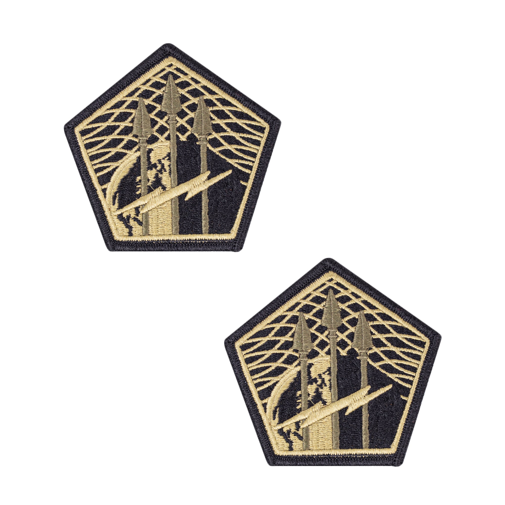 Army Patch: Cyber Command - embroidered on OCP with hook
