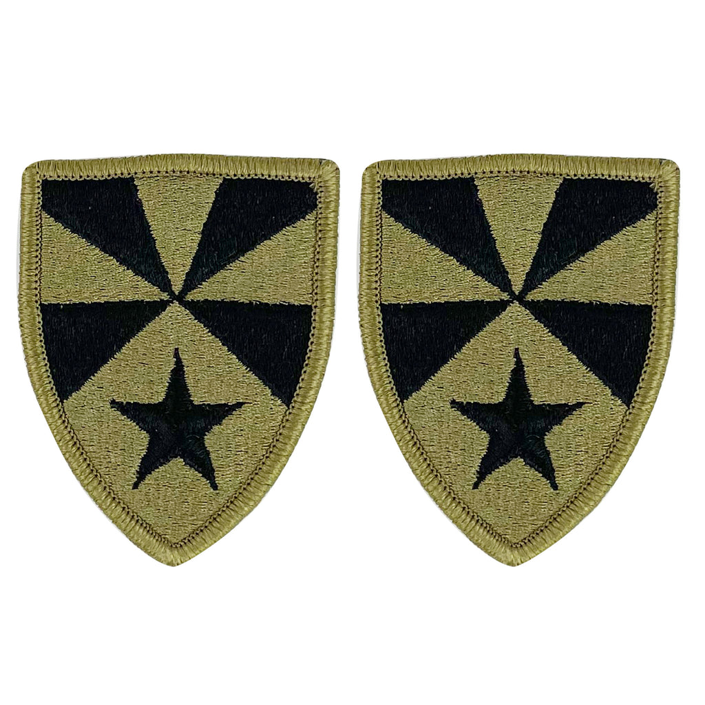 Army Patch: 7th Support Command - embroidered on OCP