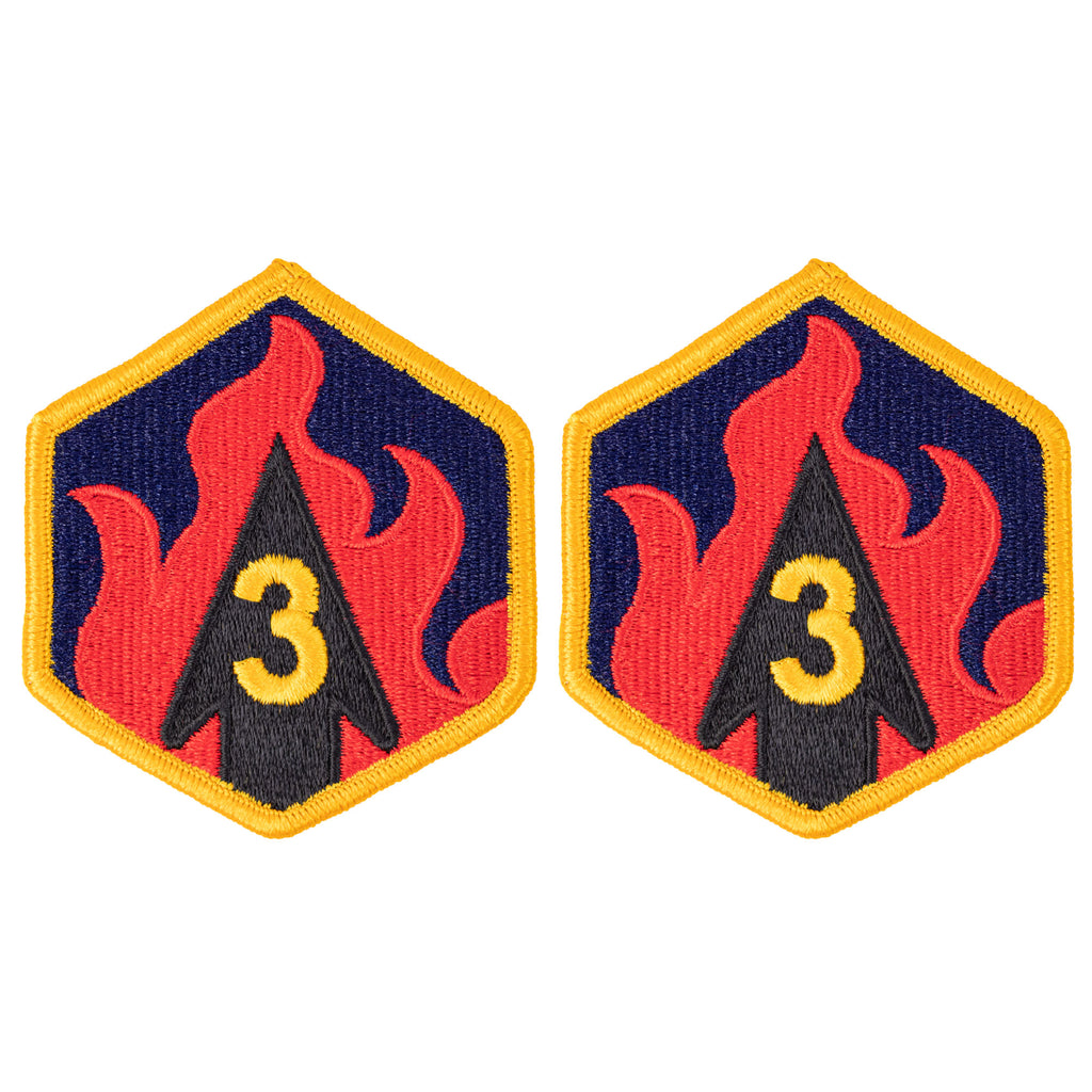 Army Patch: 3rd Chemical Brigade - color