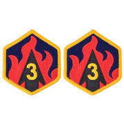 Army Patch: 3rd Chemical Brigade - color