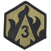 Army Patch: 3rd Third Chemical Brigade - embroidered on OCP