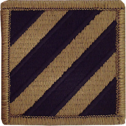 Army Patch: 3rd Third Infantry Division - embroidered on OCP