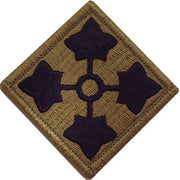 Army Patch: 4th Infantry Division - embroidered on OCP