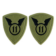 Army Patch: 11th Airborne Division - embroidered on OCP