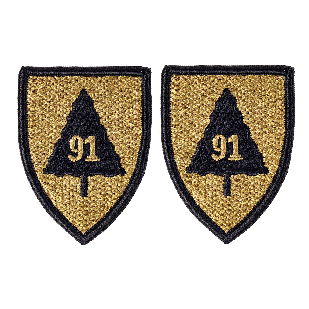 Army Patch: 91st Infantry Division - embroidered on OCP
