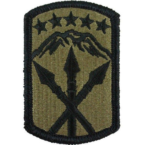 Army Patch: 593rd Sustainment Brigade - embroidered on OCP