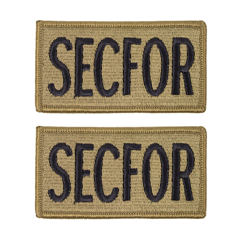 Army Patch: SECFOR (Security Forces) - embroidered on OCP