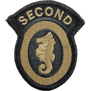 Army Patch: 2nd Engineer Brigade - embroidered on OCP