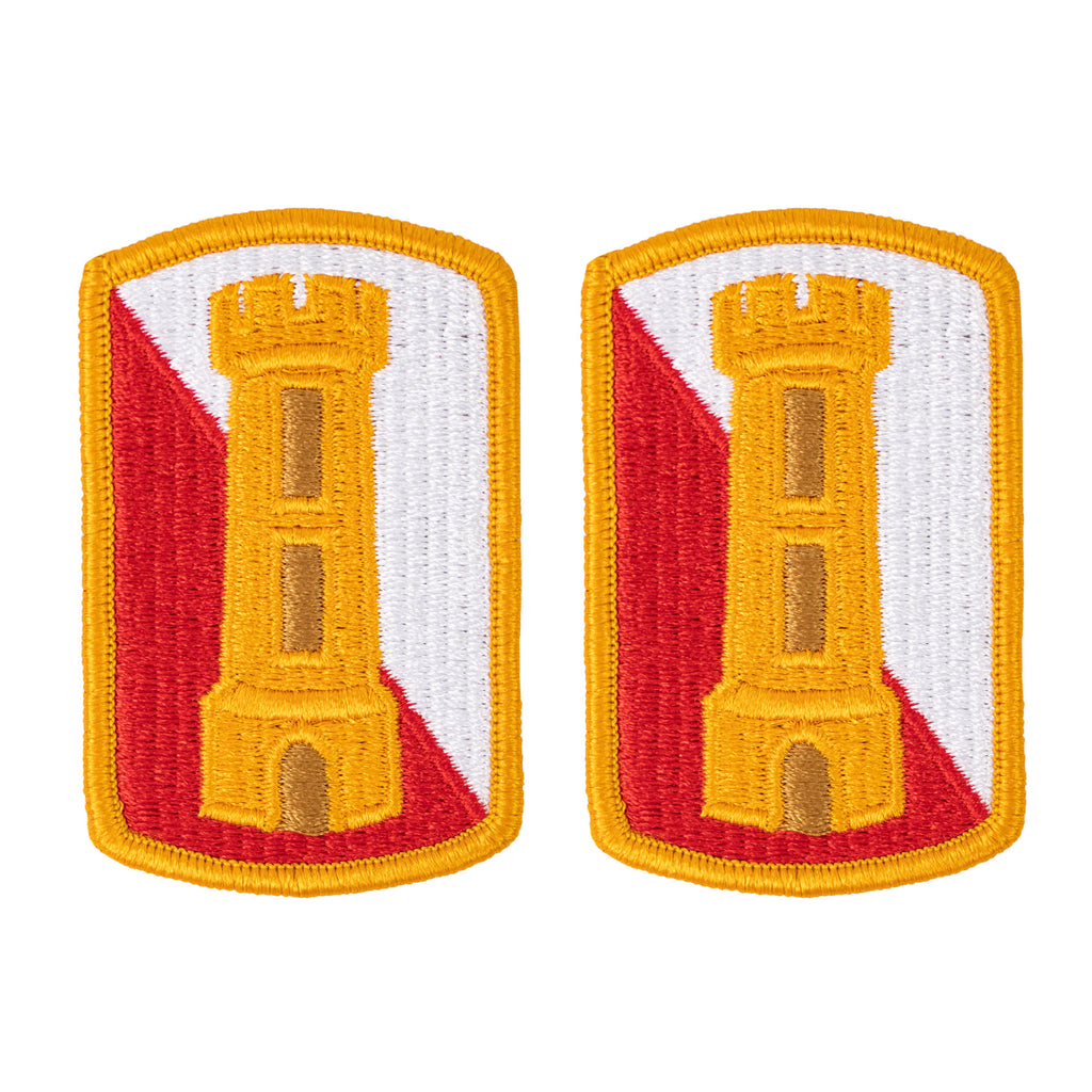 168th Army Patch: 168th Engineer Brigade - Full Color embroidery