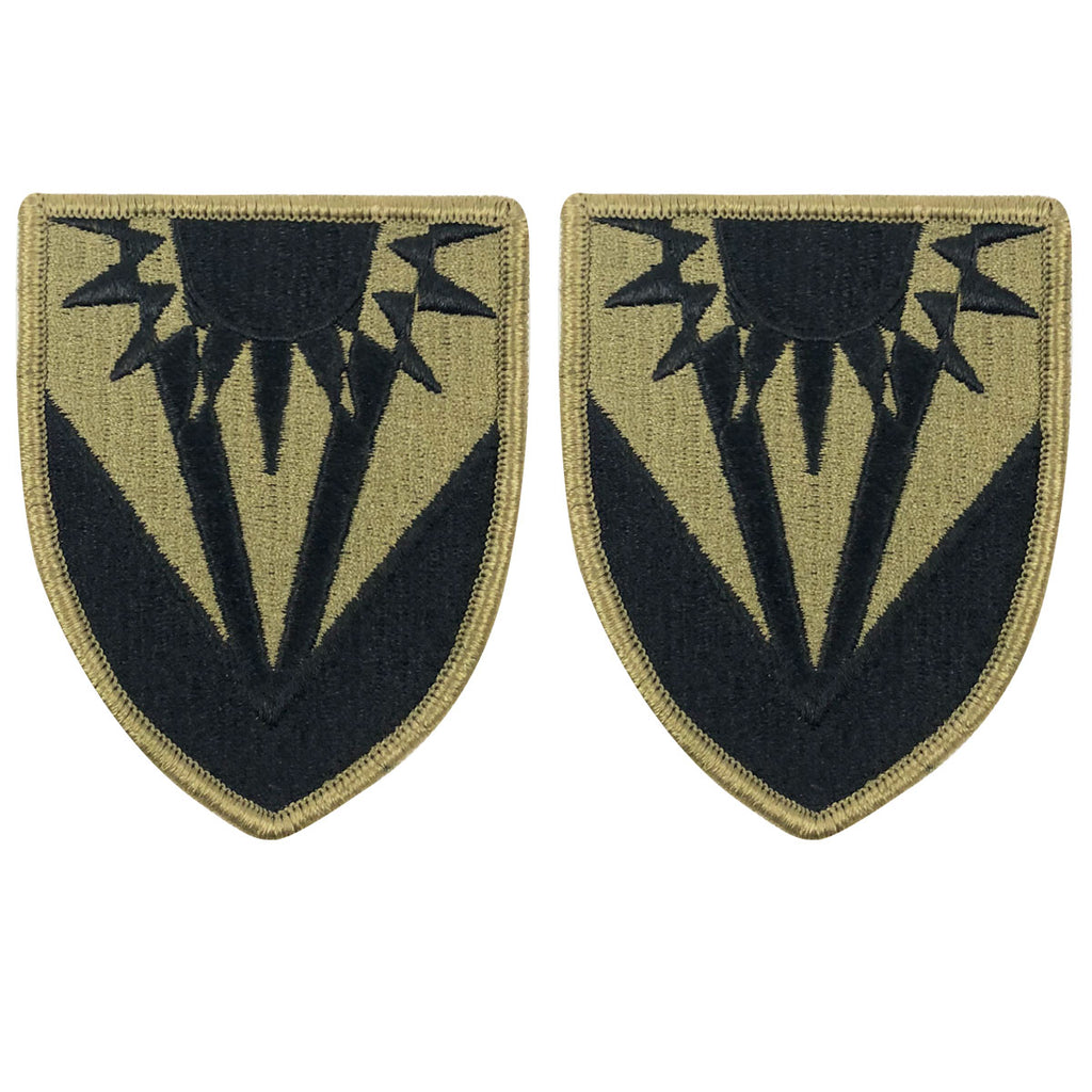 Army Patch: 357th Air & Missile Defense Detachment embroidered on OCP