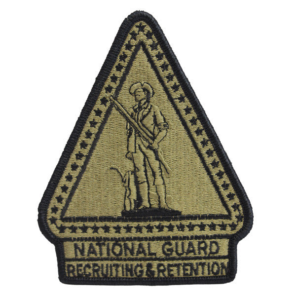Army Patch: National Guard Recruiting Retention - embroidered on OCP